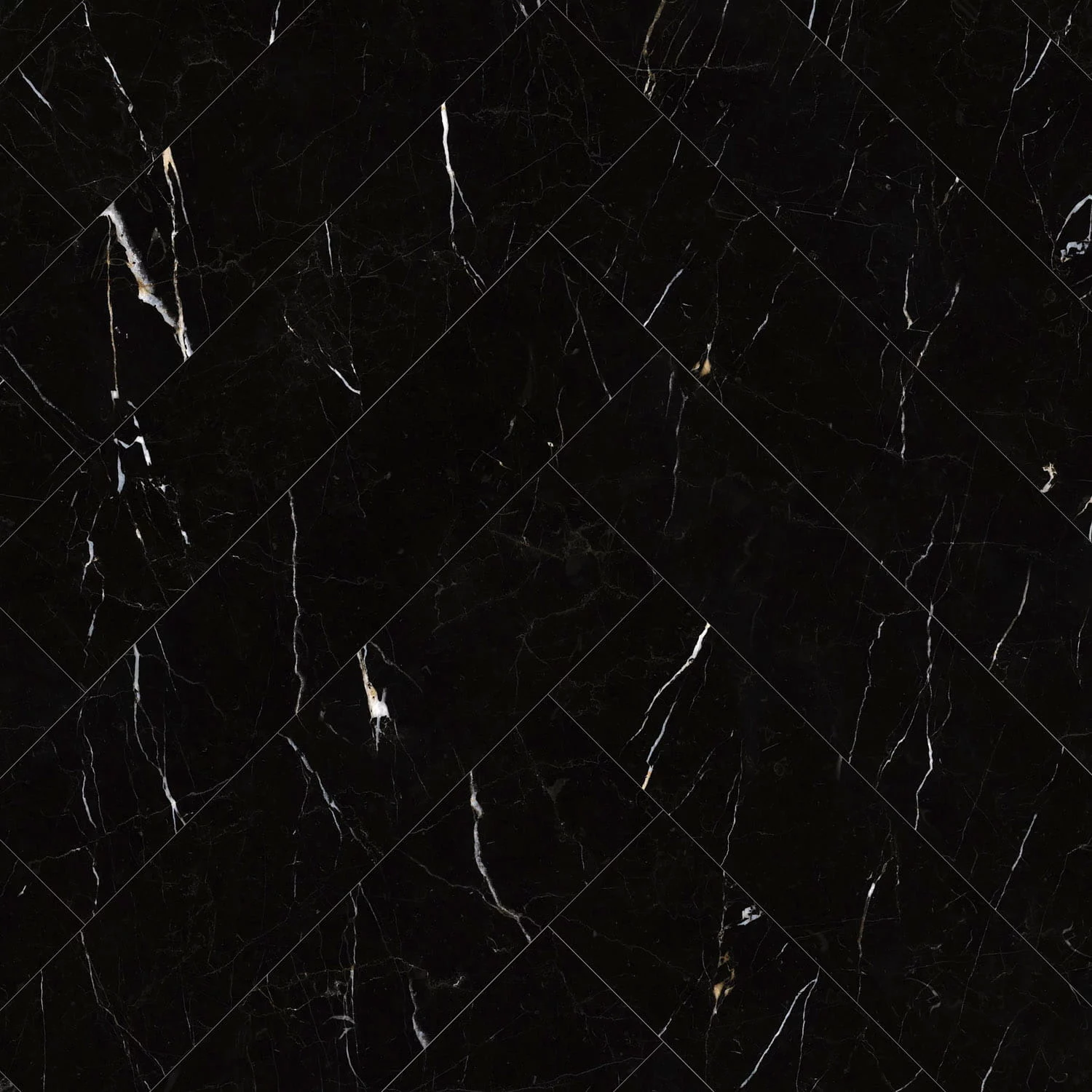 Invictus Black Marble Herringbone Noir Visgraat Click
